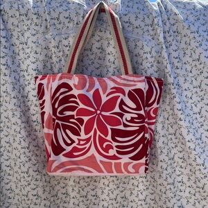 Handcrafted Elegant Floral Pink Tote by [Brand]